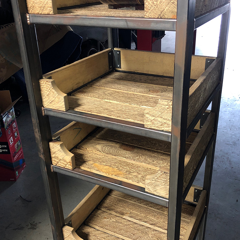 Display Shelving for Metal Rescue
